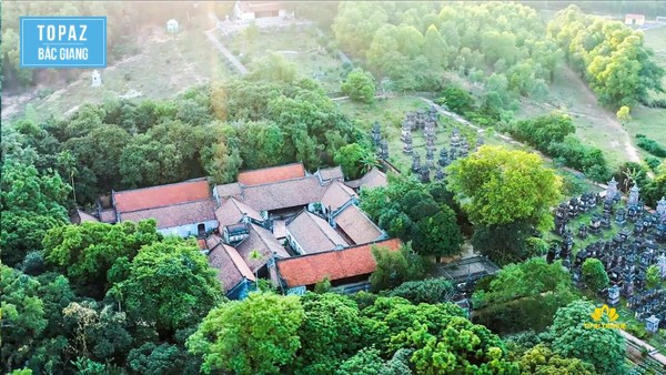 Chùa nằm cách trung tâm thị trấn Bích Động của huyện Việt Yên (tỉnh Bắc Giang) khoảng 10 km về phía Tây