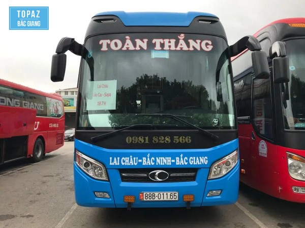 Xe Toàn Thắng đã xây dựng danh tiếng vững mạnh khi chở hành khách đi từ Lào Cai đến Bắc Giang