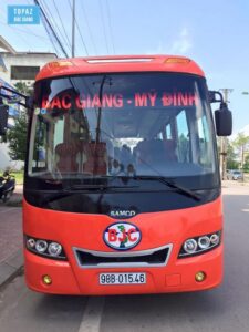 xe mỹ đình bắc giang